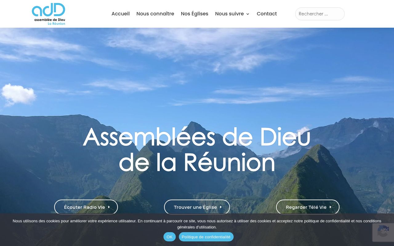 Capture de Assemblées de Dieu de La Réunion