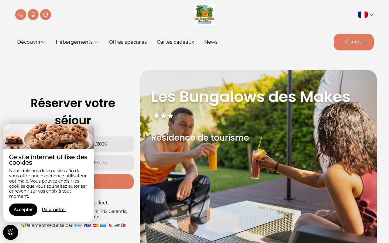 Capture de Les Bungalows des Makes