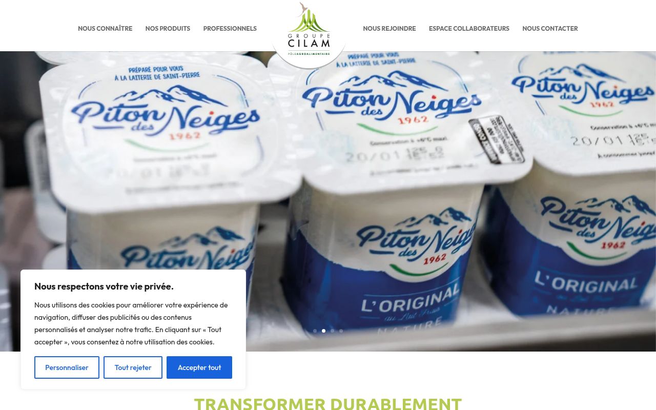 Capture de Groupe CILAM Agro