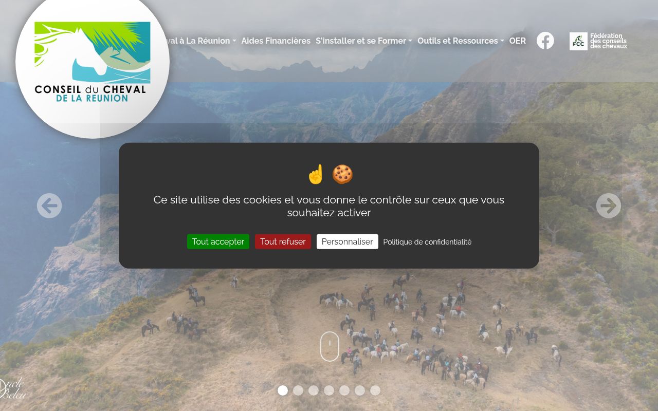 Capture de Conseil du Cheval de La Réunion