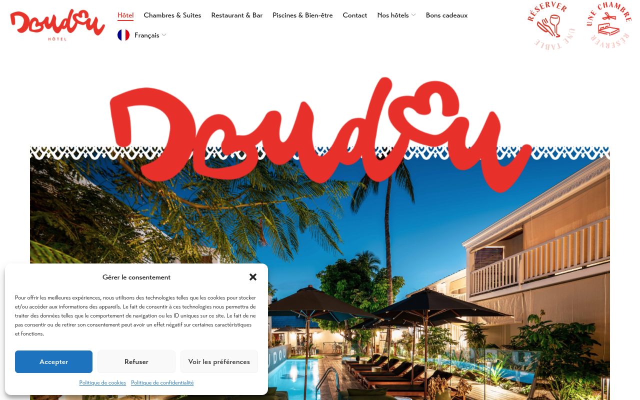 Capture de Doudou Hôtel