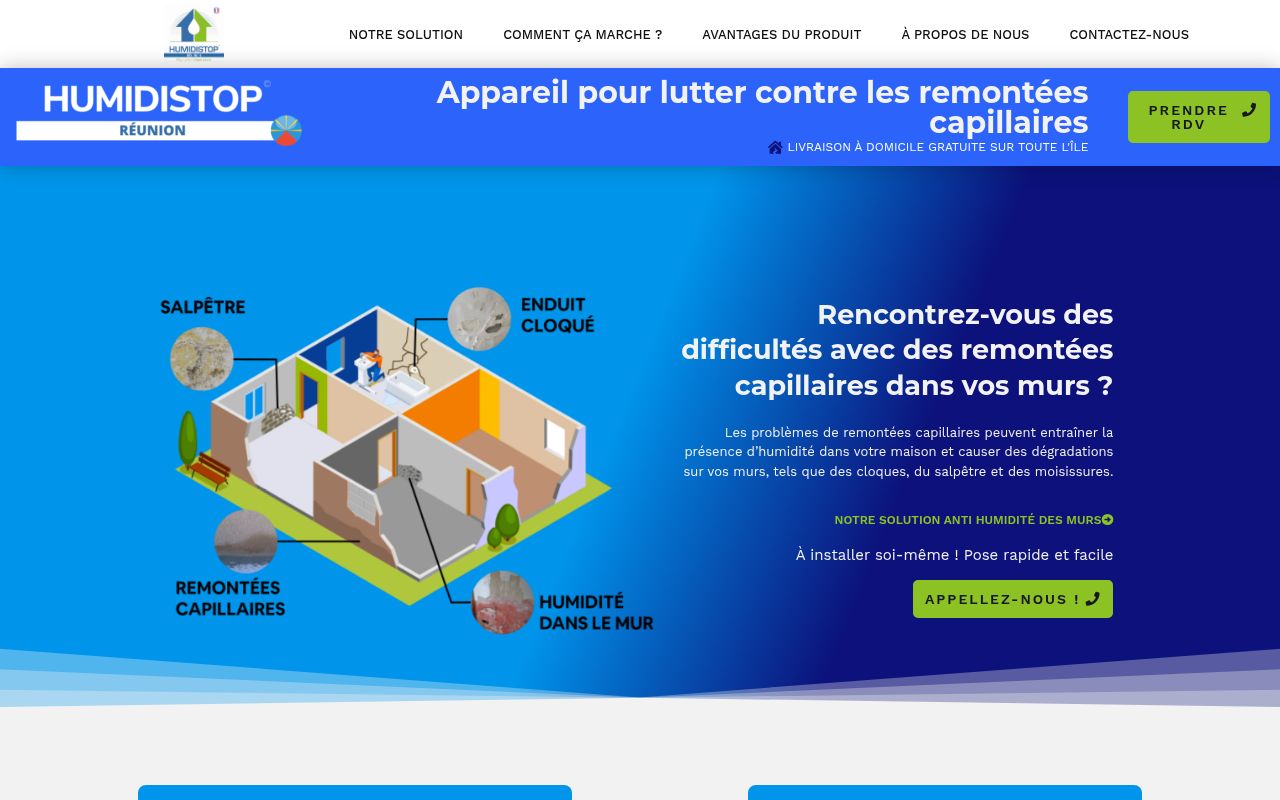 Capture de HumidiStop Réunion