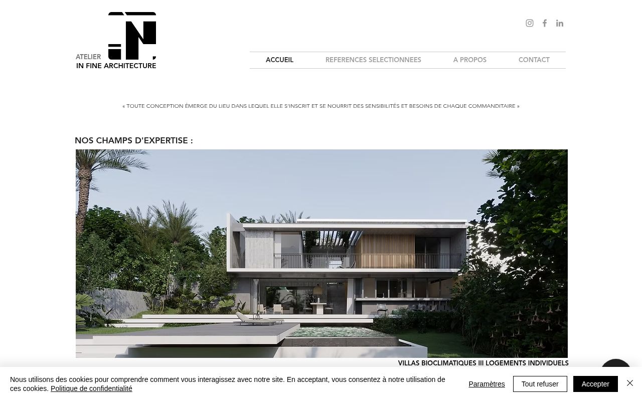 Capture de INFINE Architecture