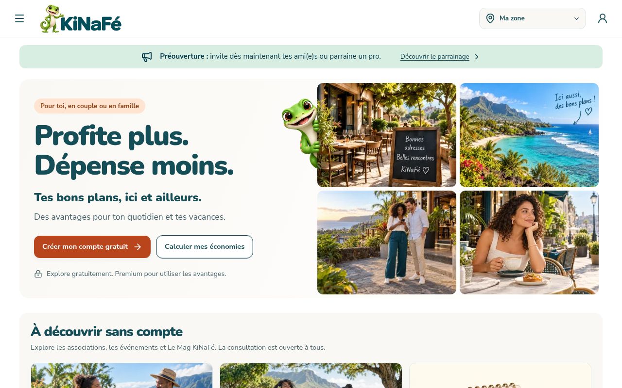 Capture de KiNaFé prépare son lancement