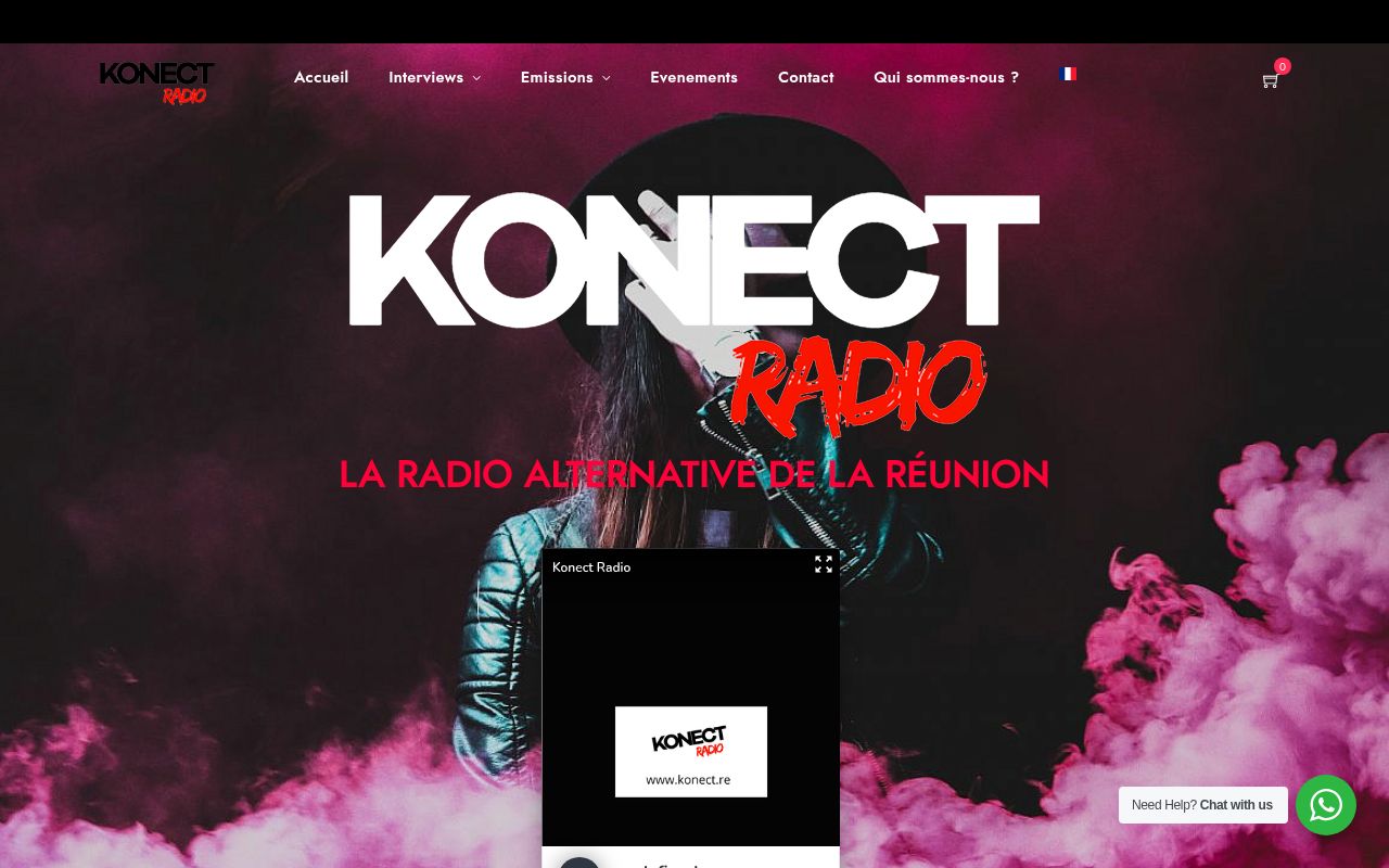 Capture de Konect Radio
