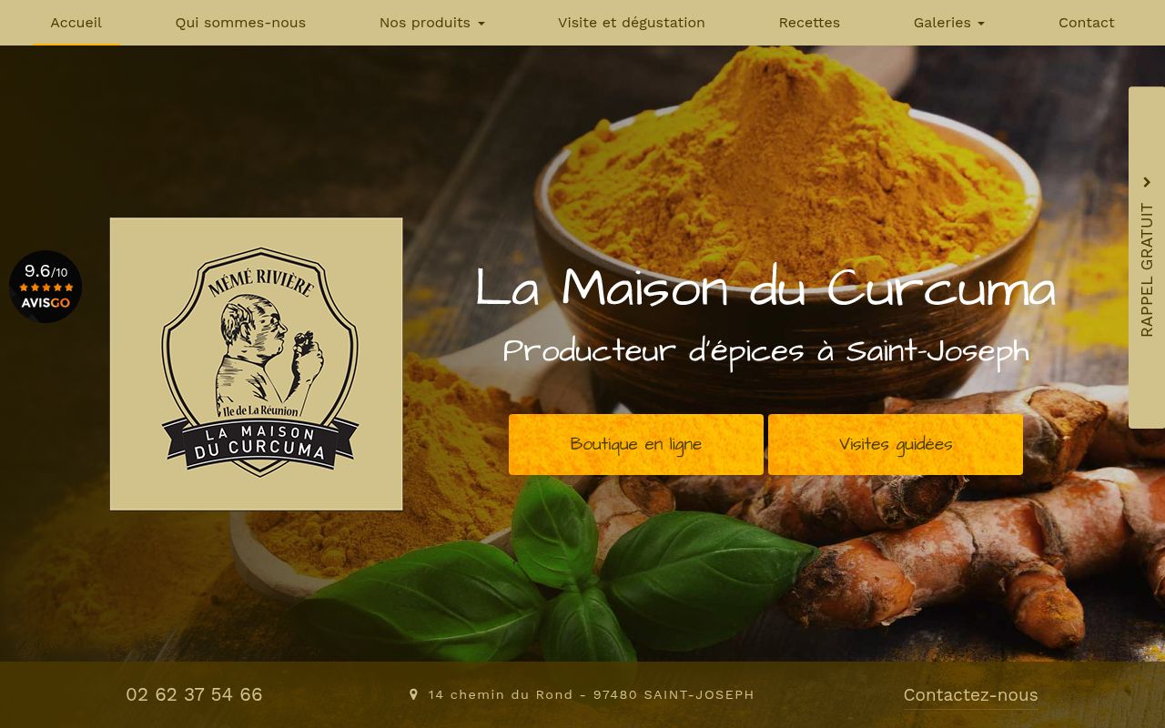 Capture de La Maison du Curcuma