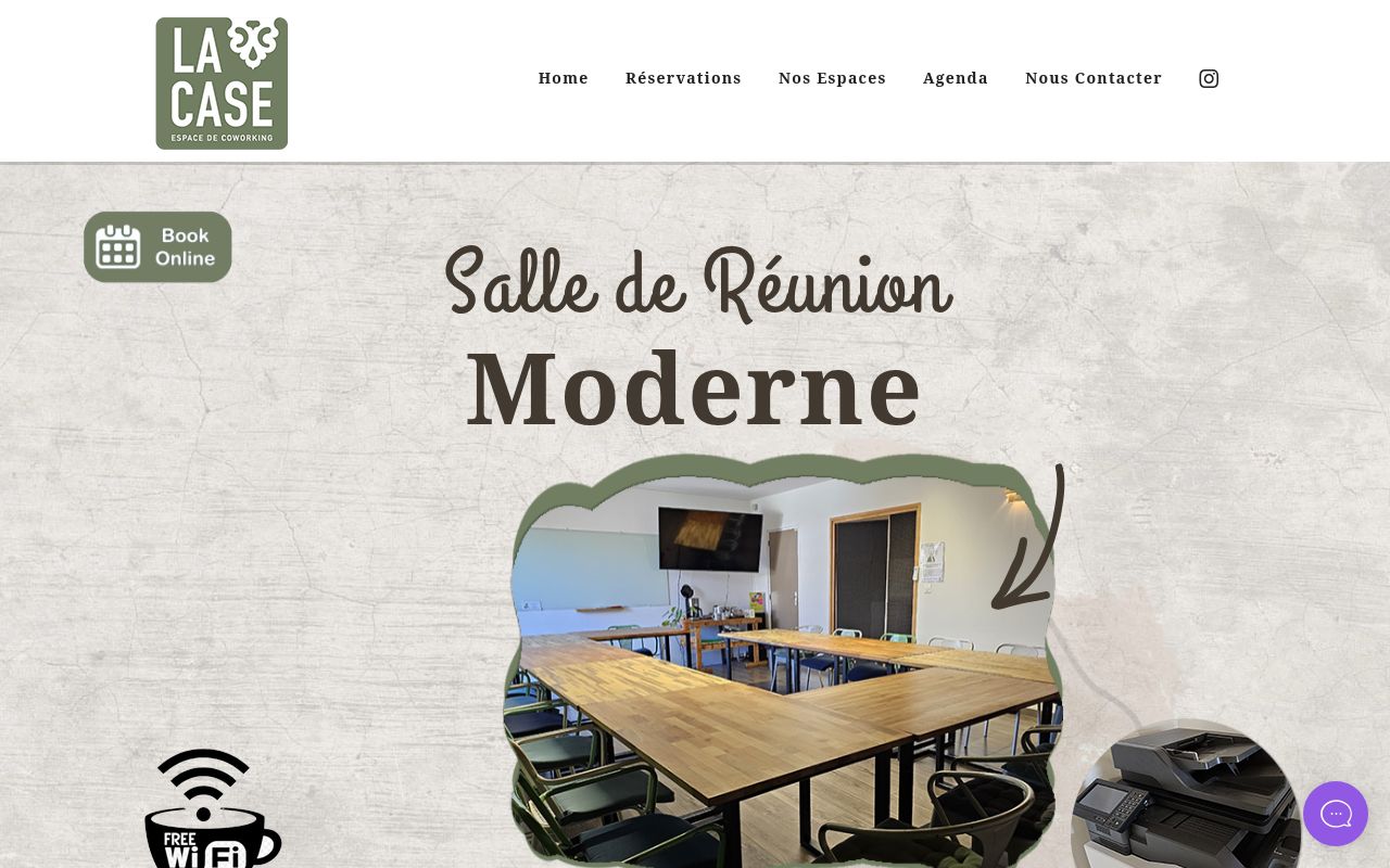 Capture de La Case Coworking