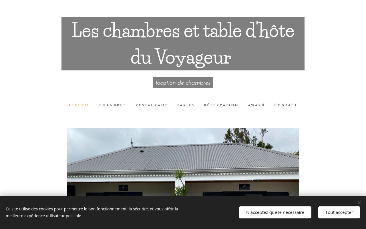 Capture de Les Chambres et Table d'hôte du Voyageur