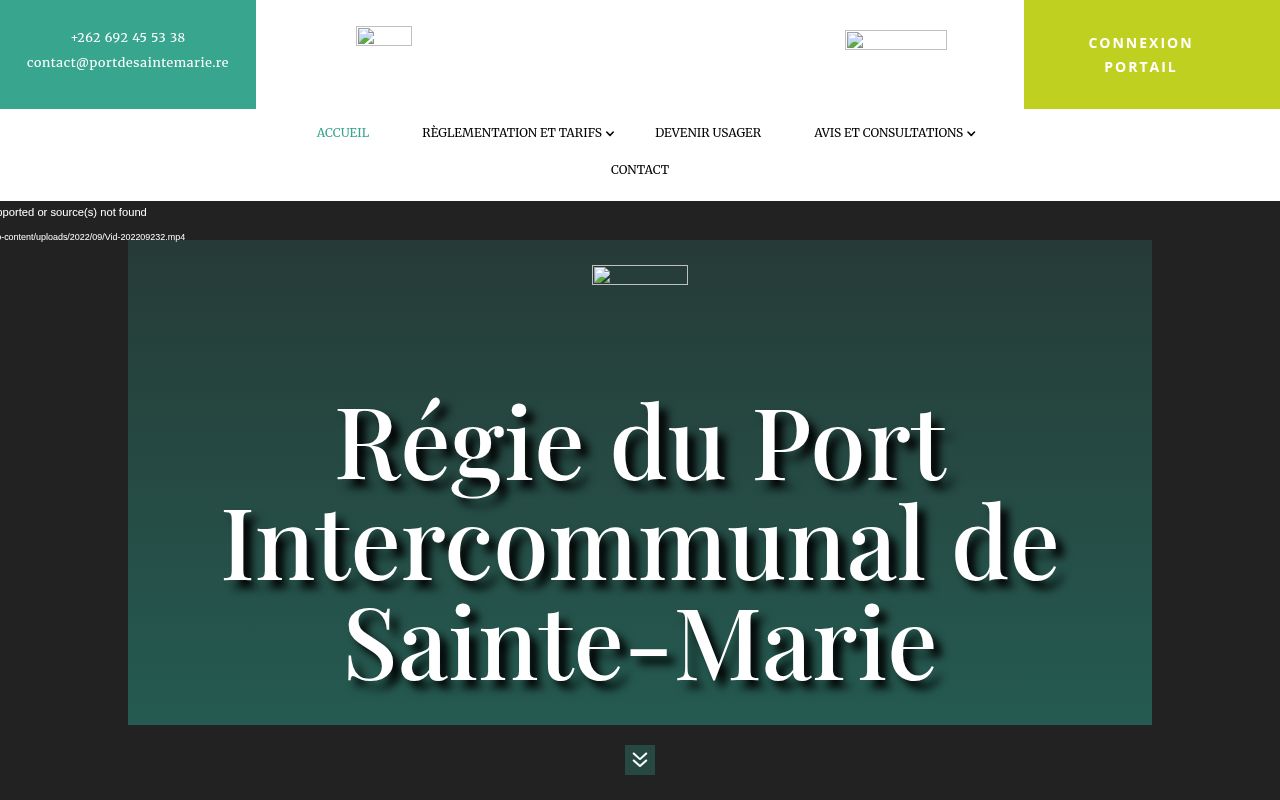 Capture de Port intercommunal de pêche et de plaisance de Sainte-Marie |