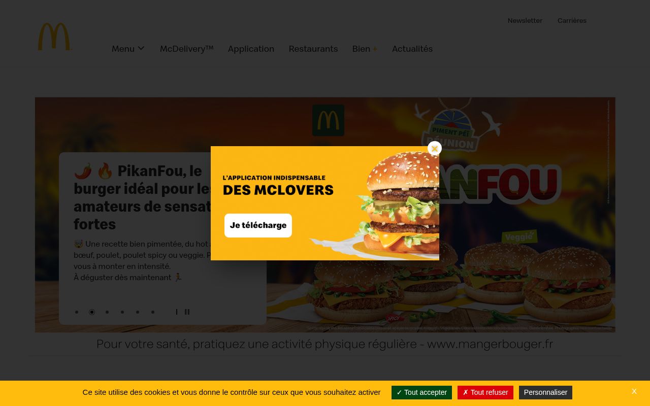 Capture de McDonald's Réunion