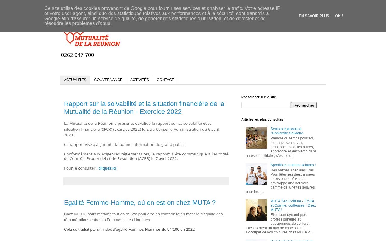 Capture de Mutualité de la Réunion