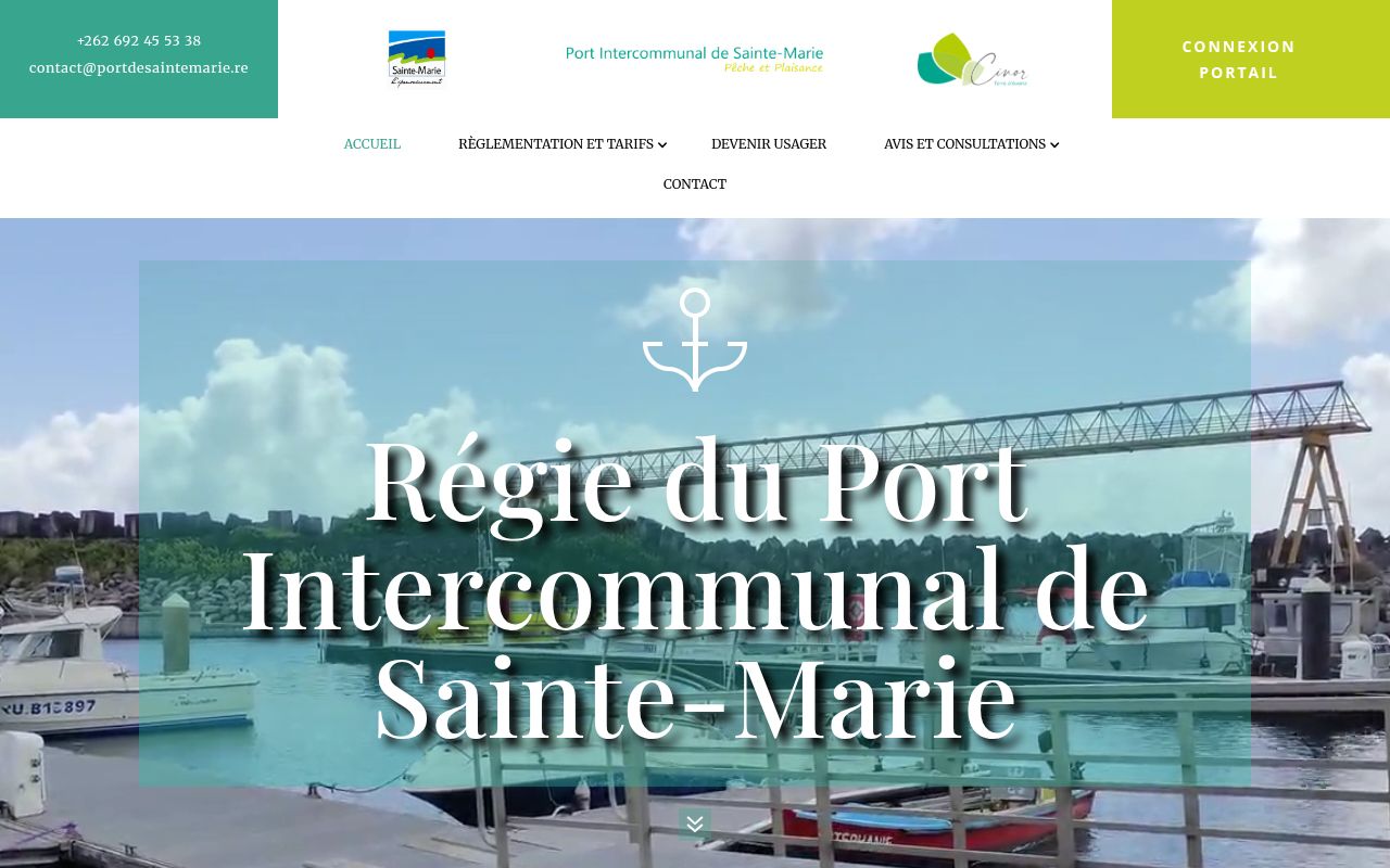 Capture de Port intercommunal de pêche et de plaisance de Sainte-Marie |