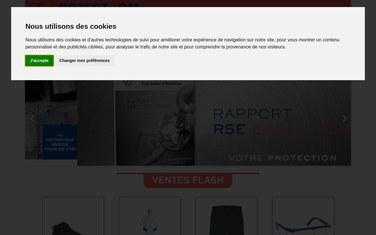 Capture de Protecthoms Réunion