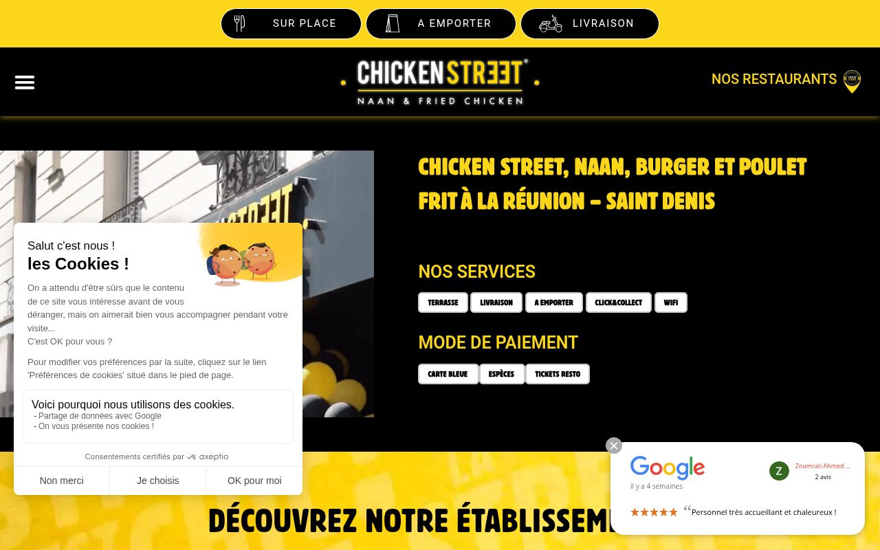 Capture de Restaurants : Chicken Street