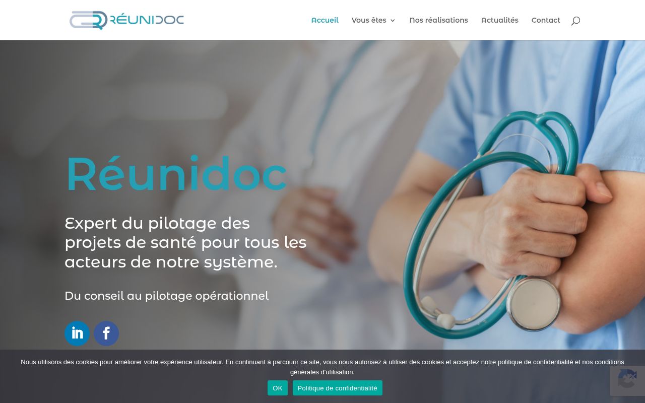 Capture de Réunidoc