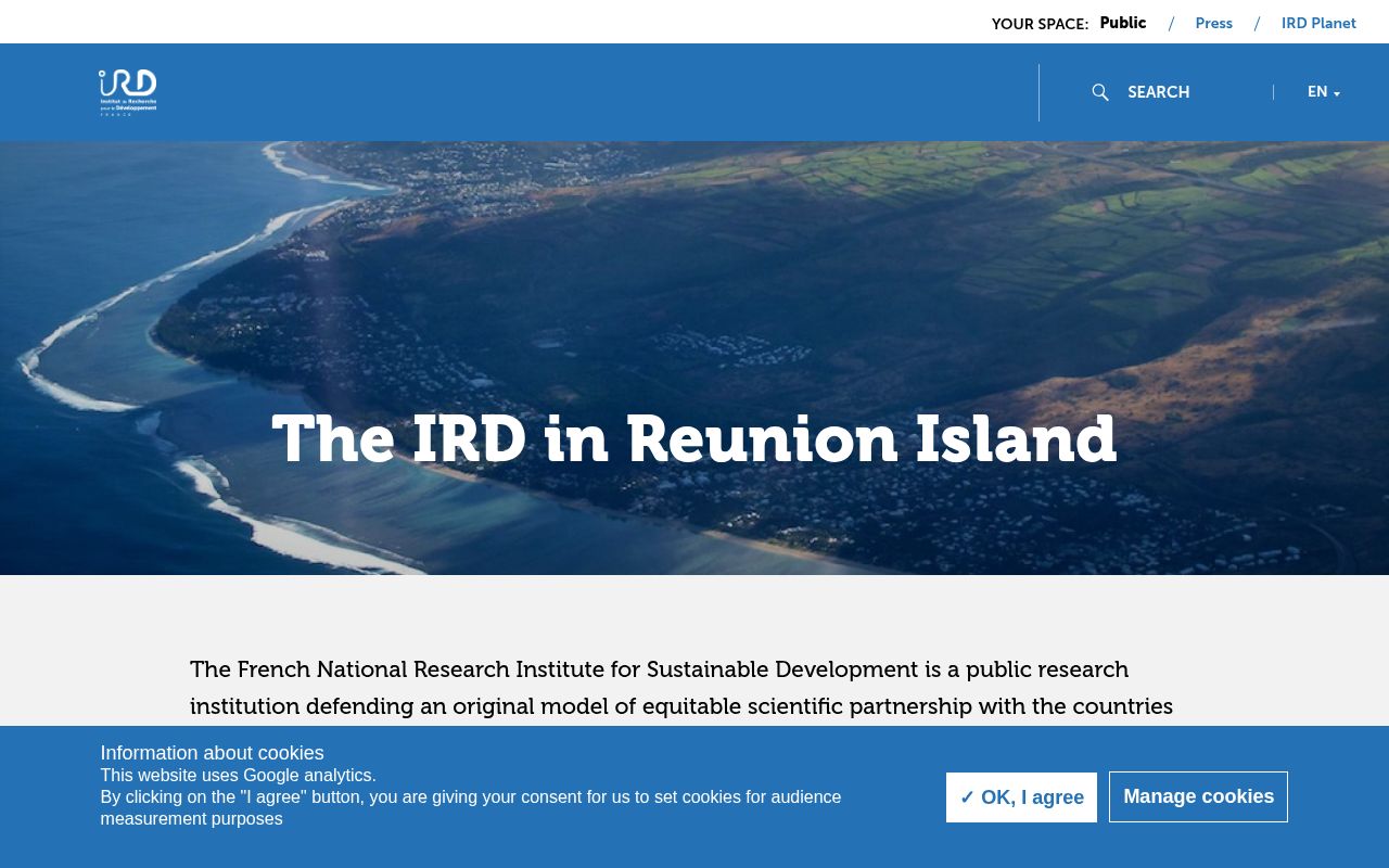Capture de The IRD in Reunion Island