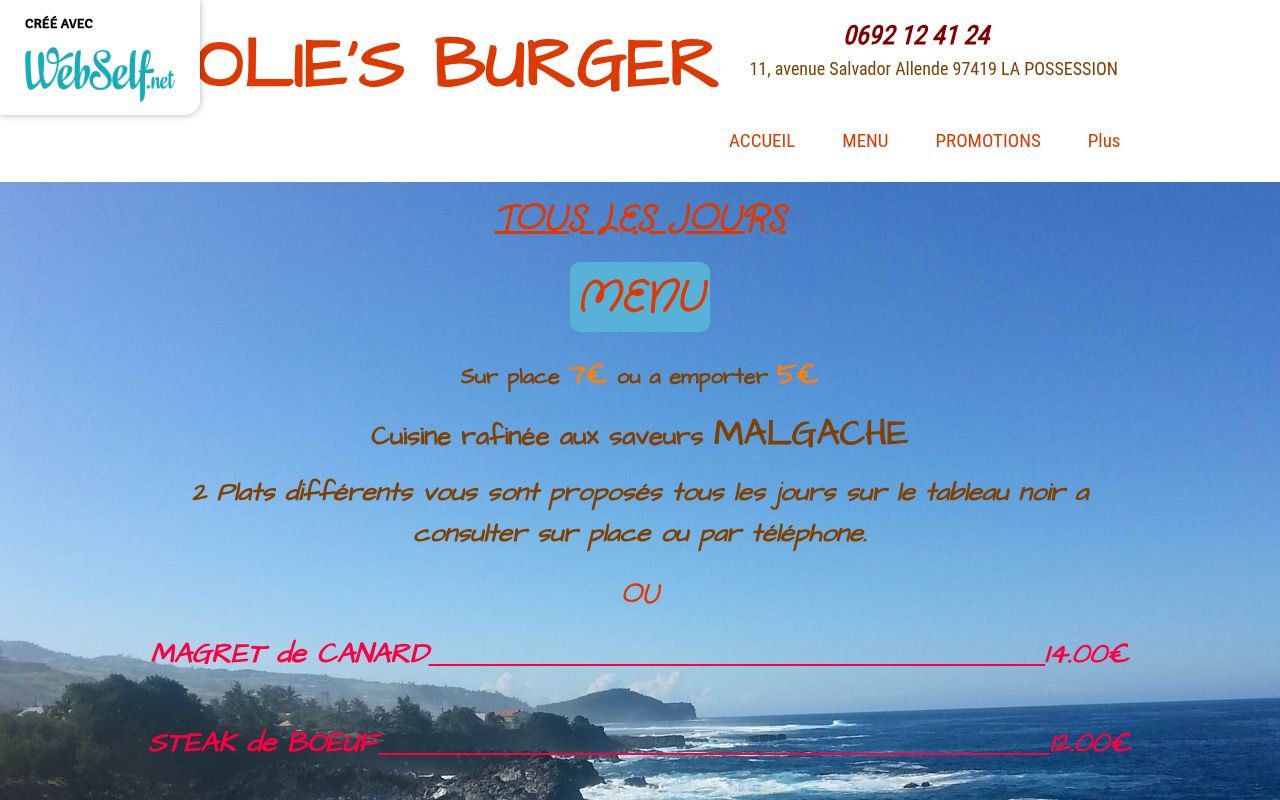 Capture de MENU