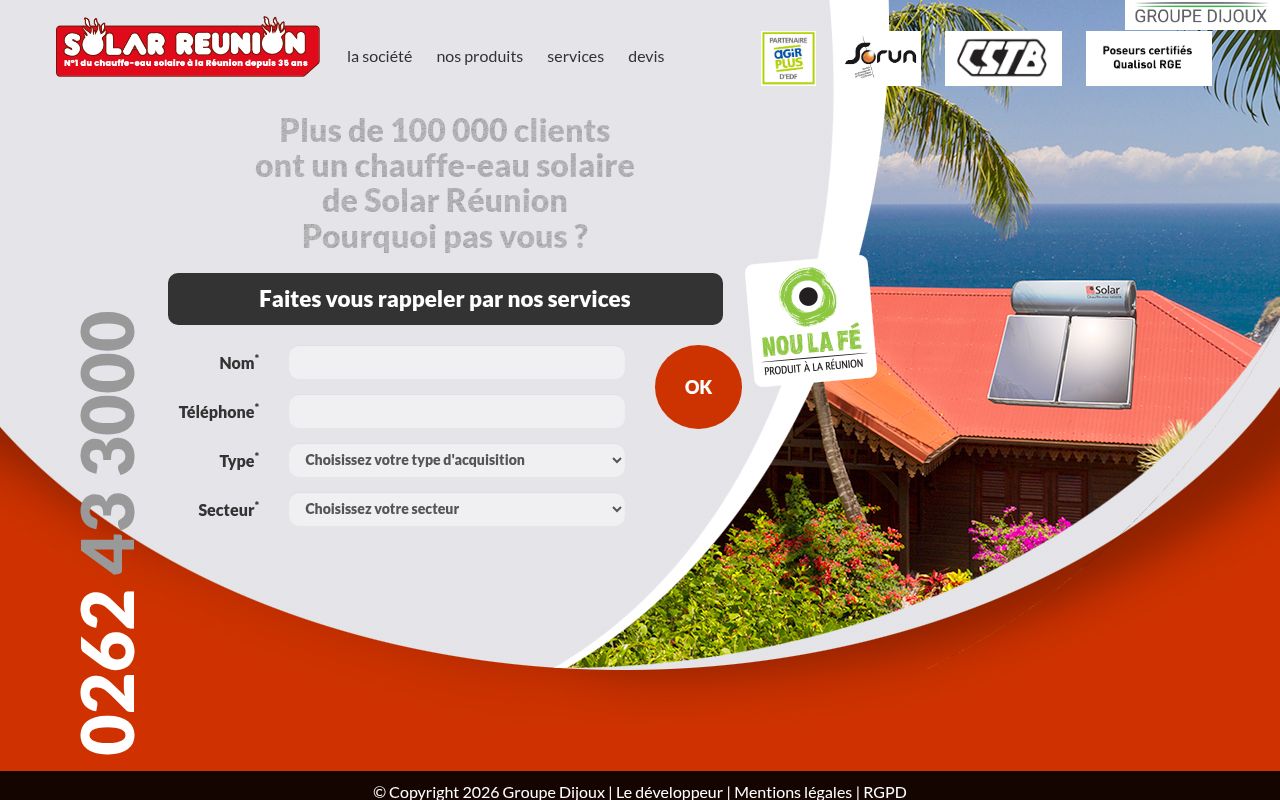 Capture de Solar Réunion