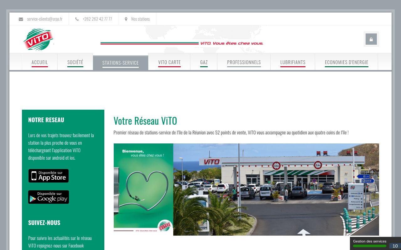 Capture de VOTRE RESEAU ViTO