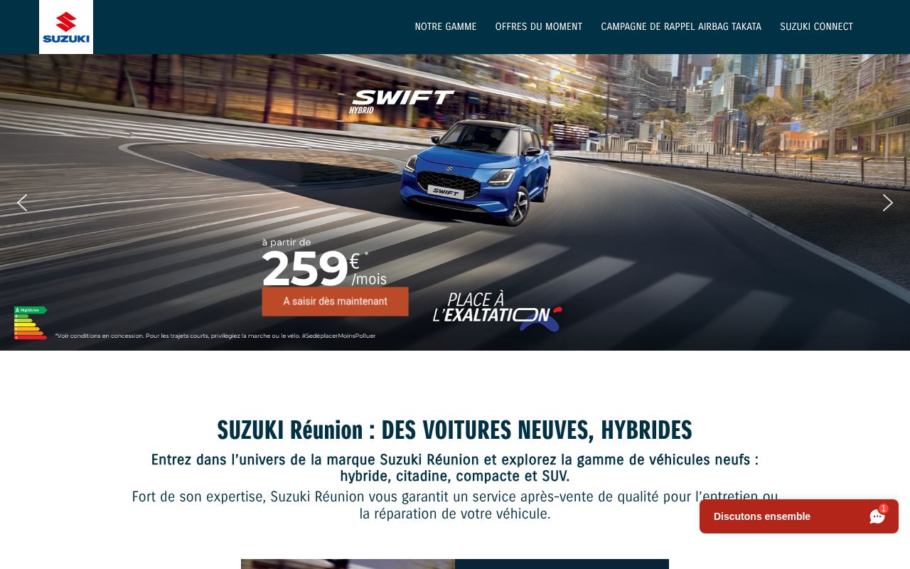 Capture de Suzuki Réunion