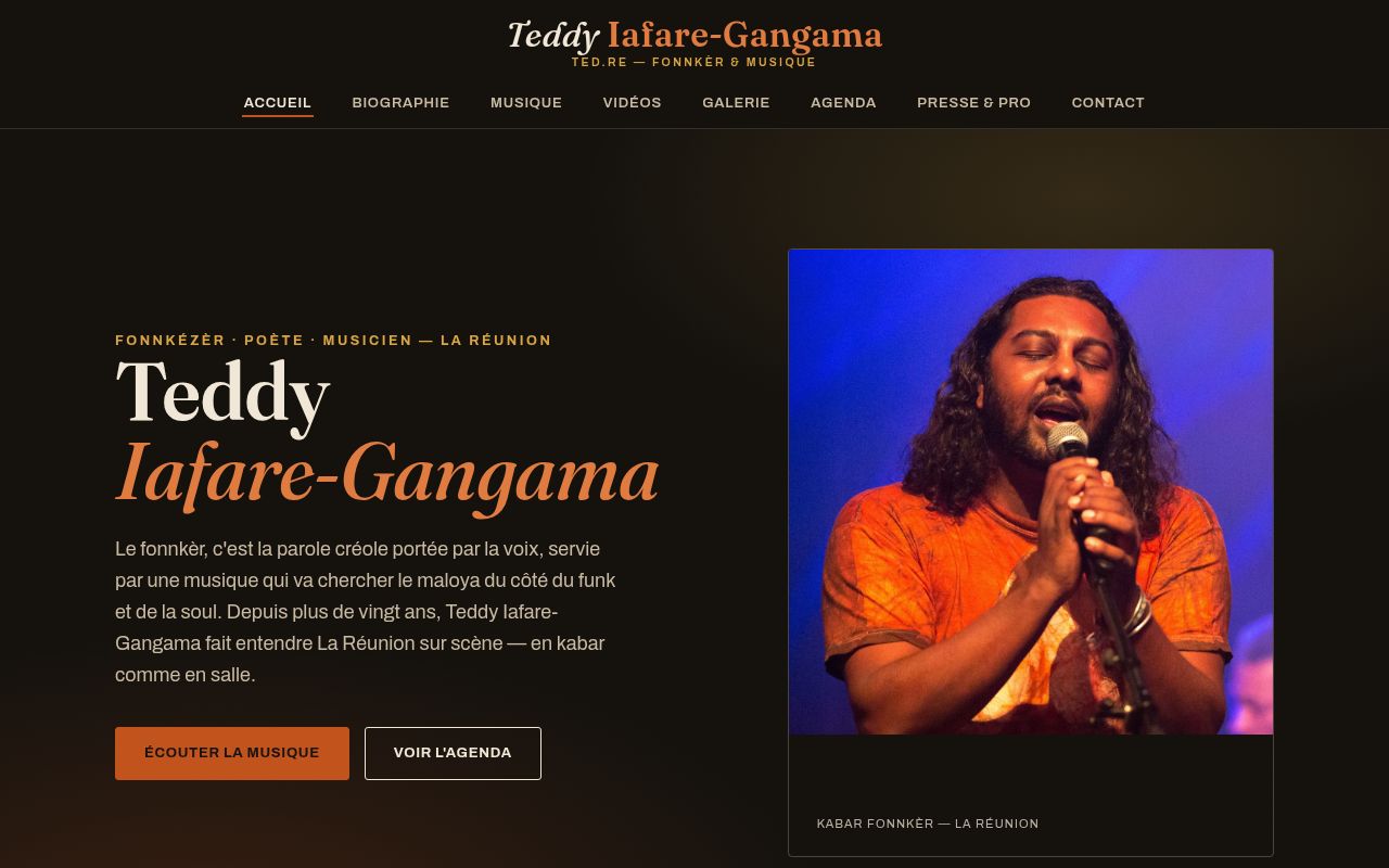 Capture de Teddy Iafare-Gangama