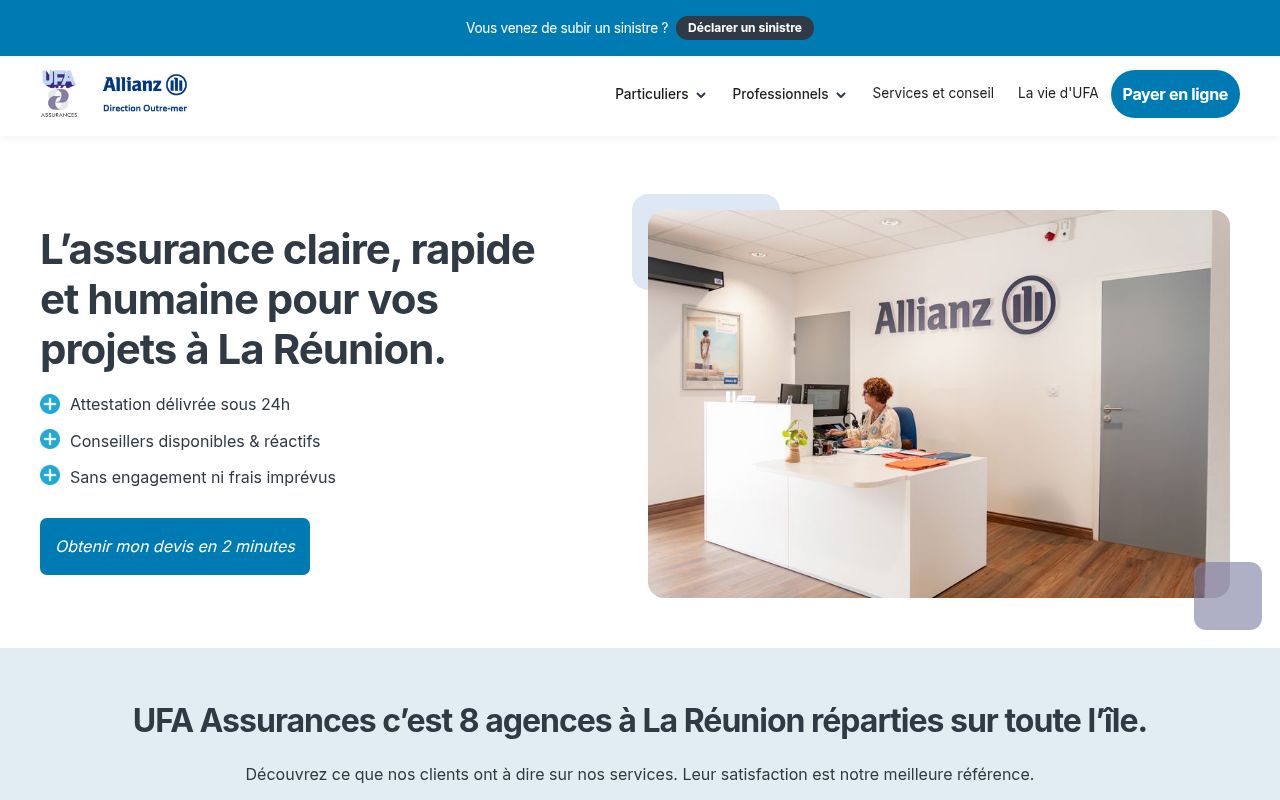 Capture de UFA Assurances