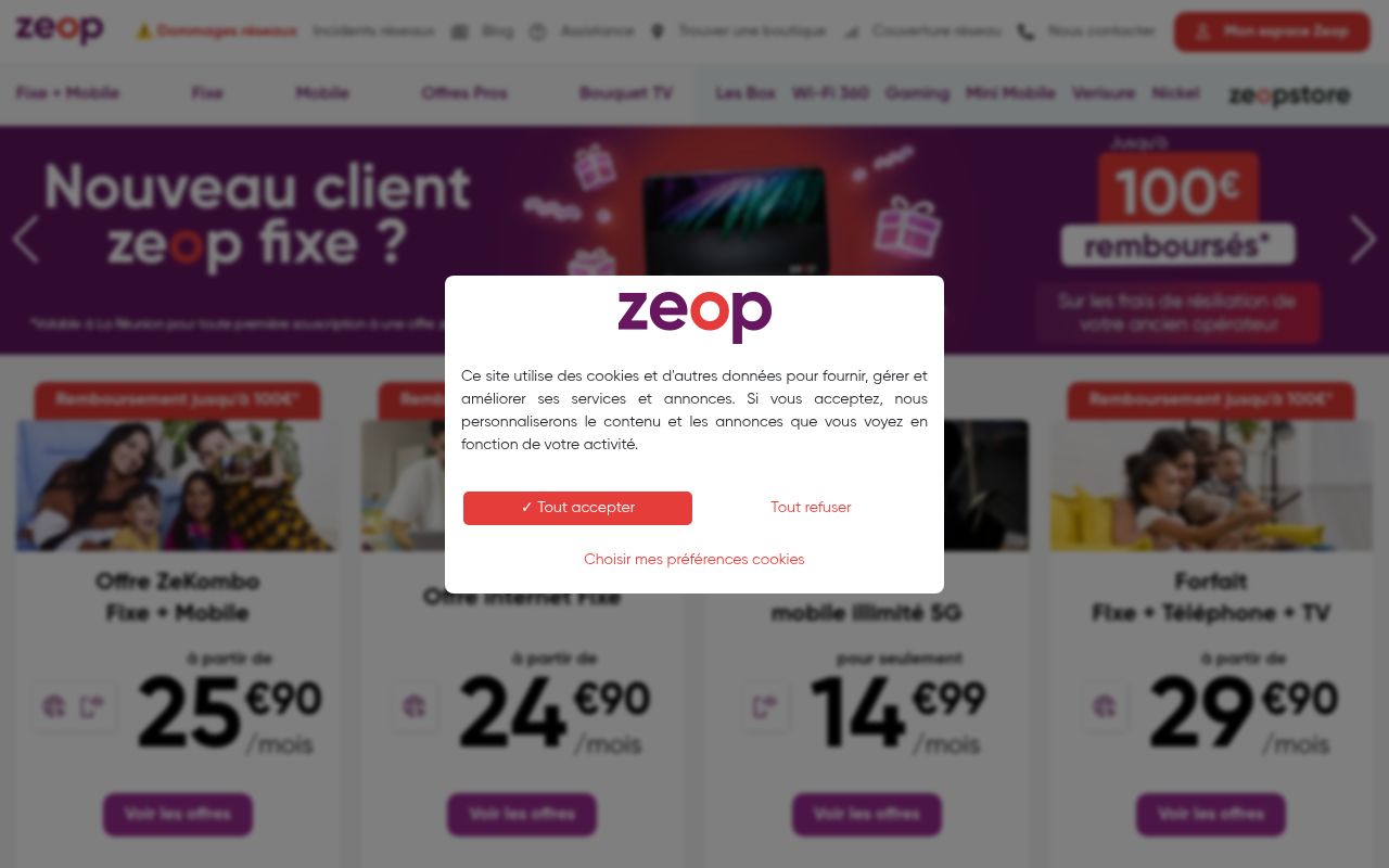 Capture de Zeop